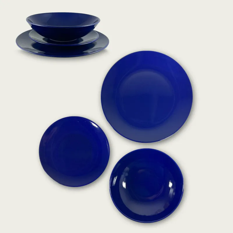 Piatto Monocolore In Ceramica,cobalto Super Prezzo