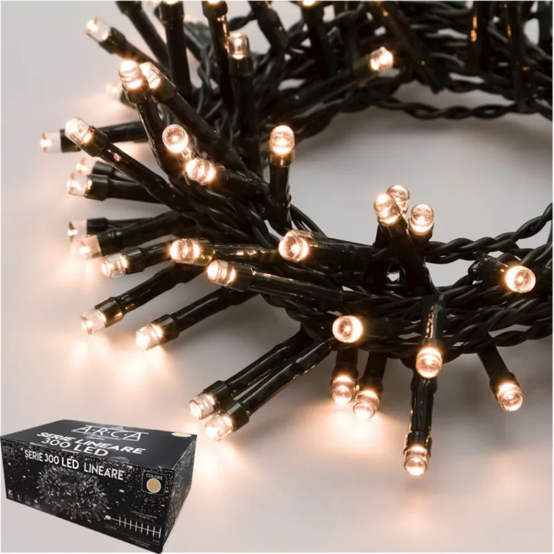 Catena Luminosa Led Interno Esterno,bianco-caldo Promo Stagionale