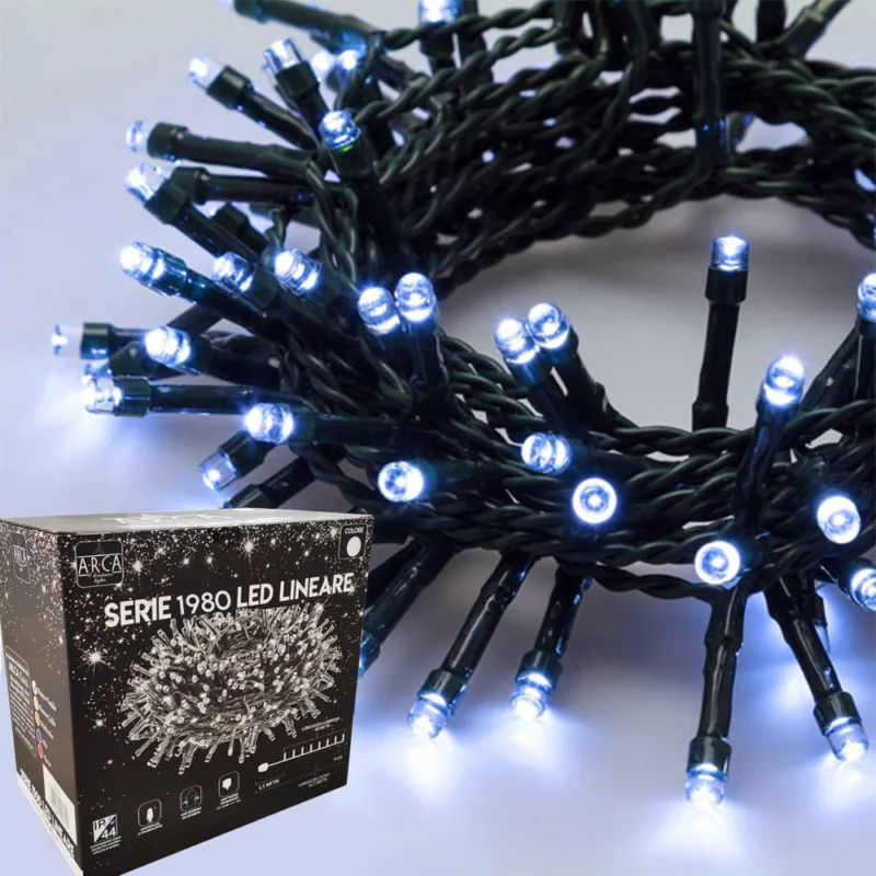 Pagamento Sicuro Catena Luminosa Led Interno Esterno,bianco-freddo