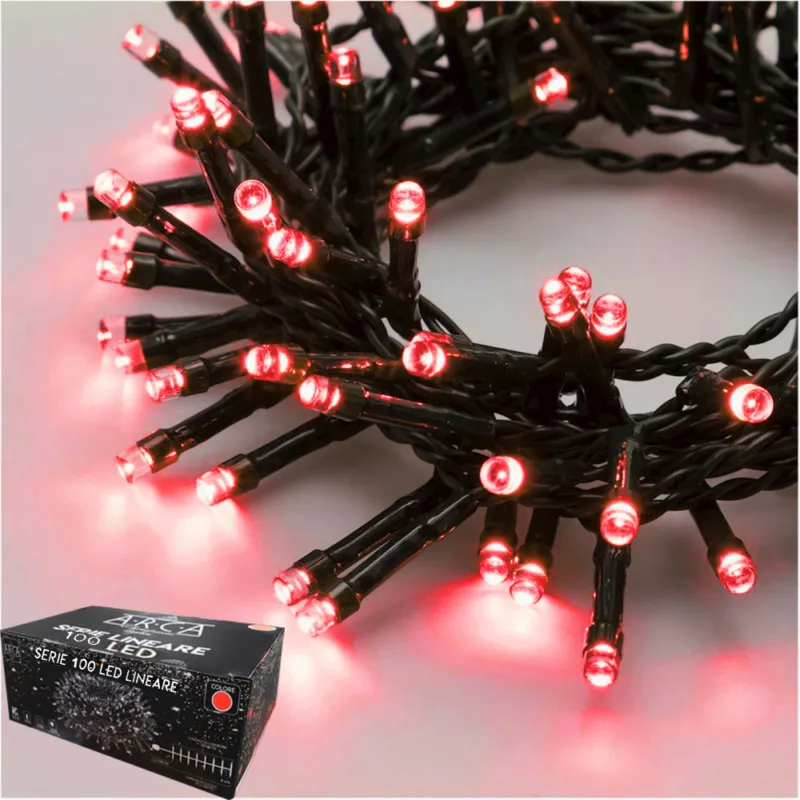 Affare Catena Luminosa Led Interno Esterno,rosso