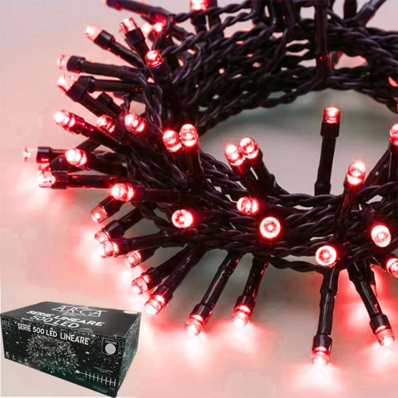 Super Prezzo Catena Luminosa Led Interno Esterno,rosso