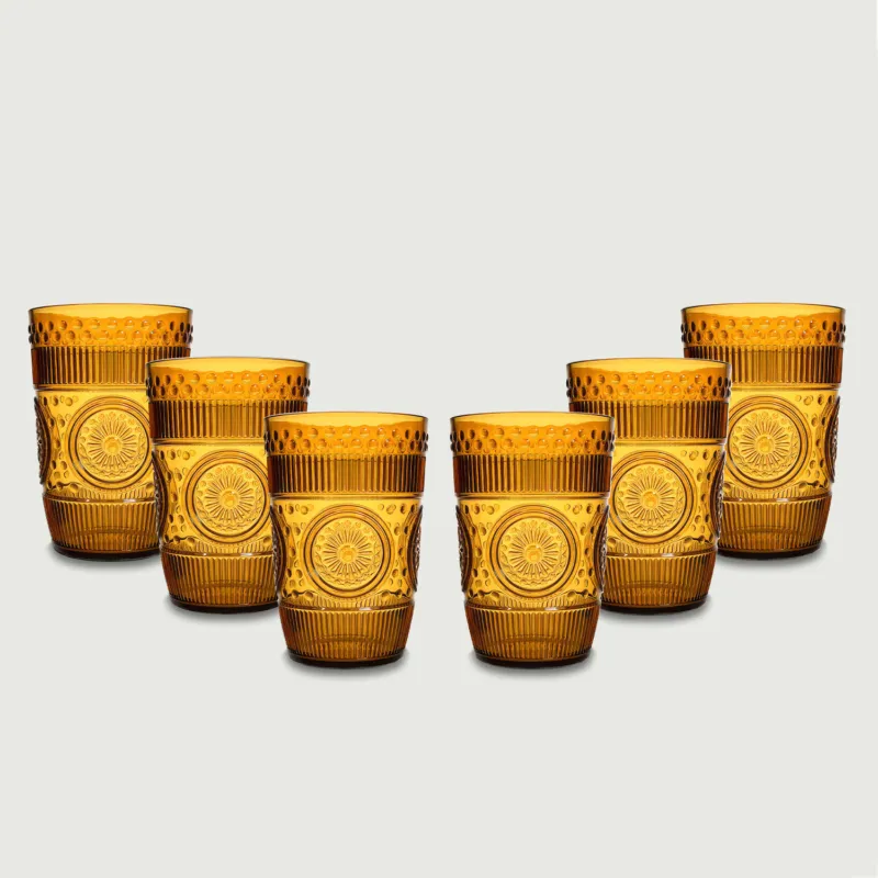 Scelto Dai Clienti Tumbler Imperial In Plastica,set-6-bicchieri-piu-conveniente-arancione