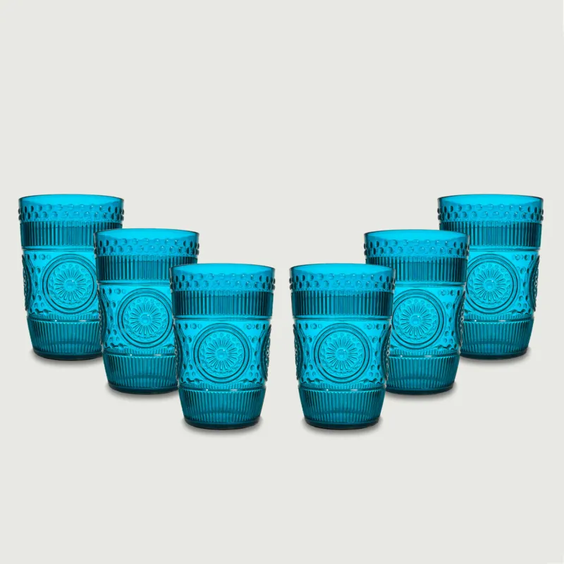 Offerta Lampo Tumbler Imperial In Plastica,set-6-bicchieri-piu-conveniente-tiffany