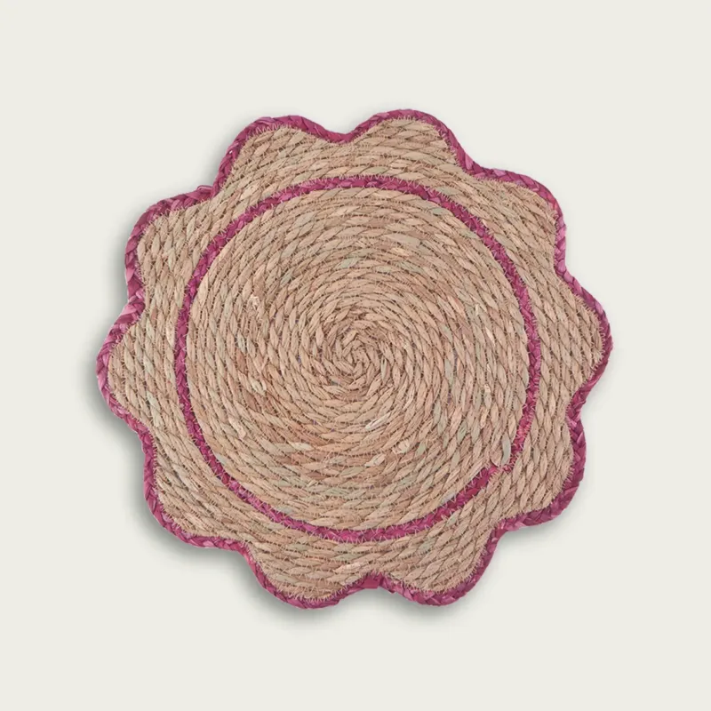 Miglior Prezzo Tovaglietta Margherita Ø 40 cm In Fibra Di Mais,set-4-tovagliette-piu-conveniente-rosa