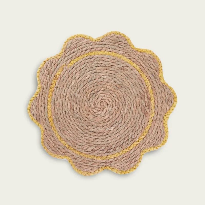 Tovaglietta Margherita Ø 40 cm In Fibra Di Mais,giallo Quantità Limitata