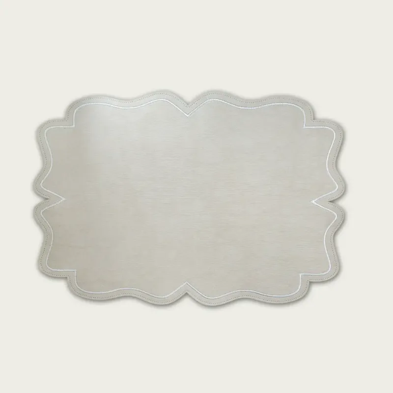 Promozione Tovaglietta Chic 35x48 cm In Similpelle,set-4-tovagliette-piu-conveniente-beige
