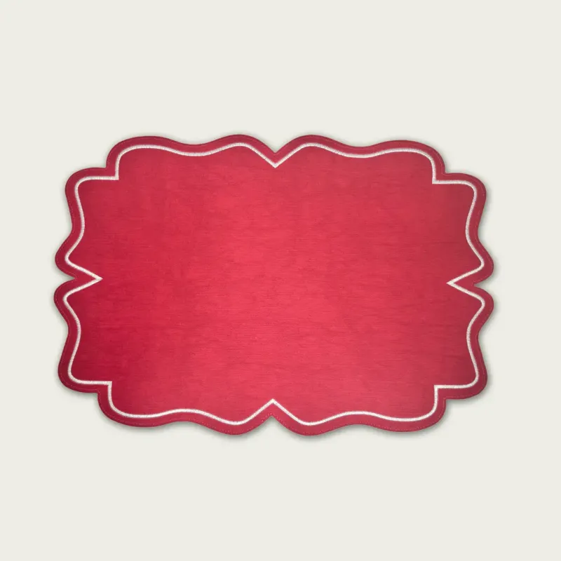 Promozione Tovaglietta Chic 35x48 cm In Similpelle,set-4-tovagliette-piu-conveniente-bordeaux