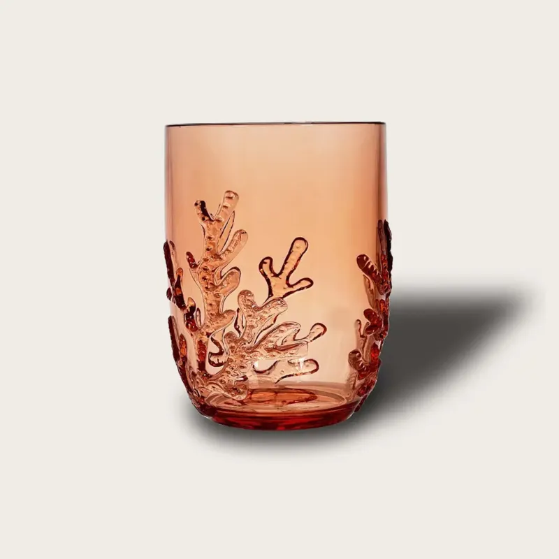 Tumbler Coral In Plastica,rosso Spedito Oggi
