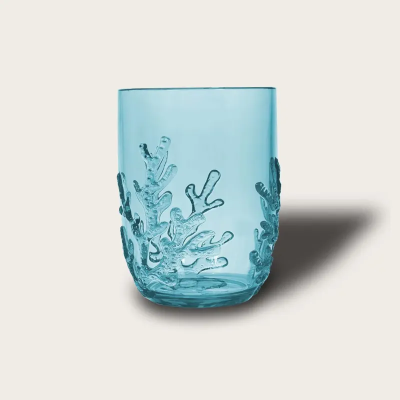 Spedizione Espresso Tumbler Coral In Plastica,acqua-marina