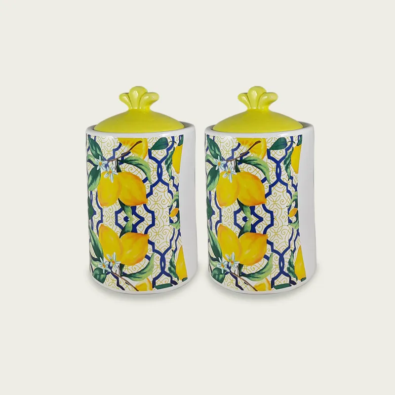 Bis Barattoli Ischia In Ceramica A Buon Prezzo
