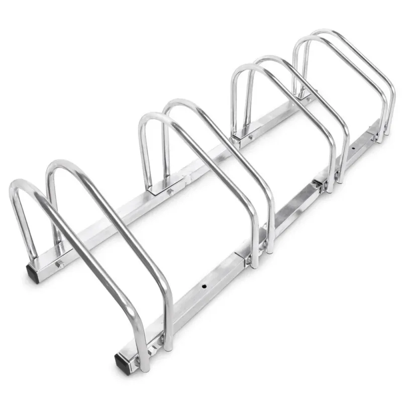 Parcheggio 4 Posti Porta Bici Stand Rastrelliera Cavalletto Biciclette Acciaio Direttamente Dal Produttore