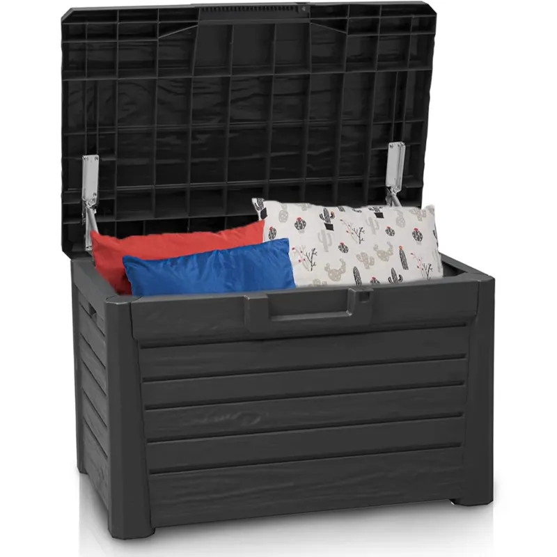 Baule Contenitore Esterni e Interni 120L Antracite Dimensione 73x50,5x46,5H cm Offerta