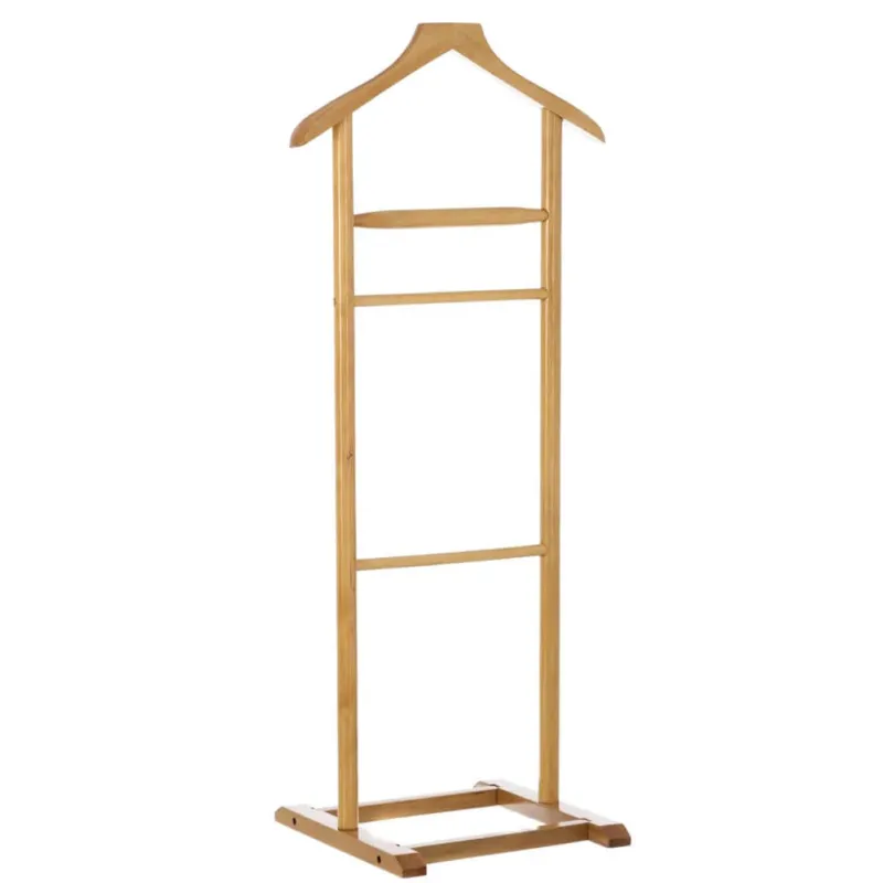 Soddisfatti O Rimborsati Appendiabiti Indossatore in legno Quercia Servo Muto Porta Abiti 48x36x107cm