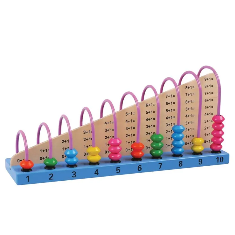 Gioco Pallottoliere con Addizioni in Legno Abaco Giocattolo Educativo Bambini Reso Gratuito