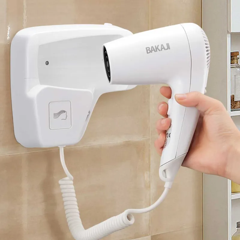 Offerta Limitata Asciugacapelli Parete Muro Hotel Phon Asciuga Capelli Bagno Casa Albergo 1100W