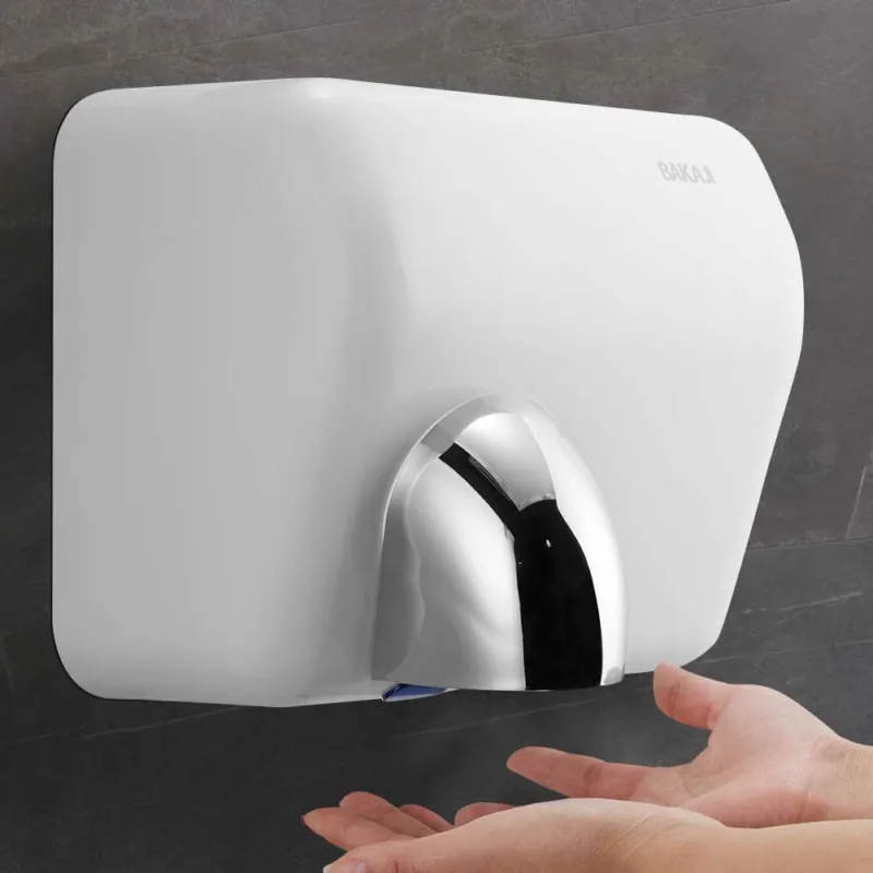 Asciugamani Automatico Elettrico Hotel Aria Calda a Parete 2300W con Fotocellula Ultimissimo Modello