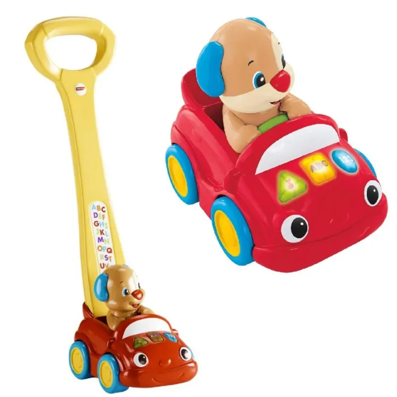 Fisher-Price Macchinina Spingi Vai Luci Suoni Giocattolo Bambini Prima Infanzia A Buon Prezzo