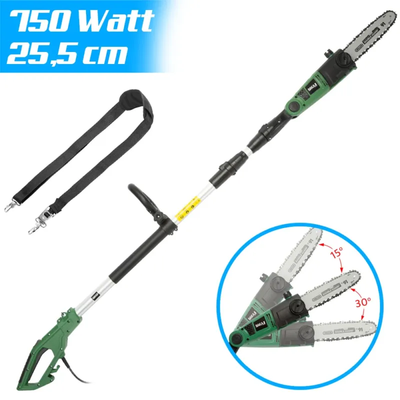 Quantità Limitata Potatore Elettrico Telescopico Motosega 750W Estensibile Sega a Catena Lama 25cm