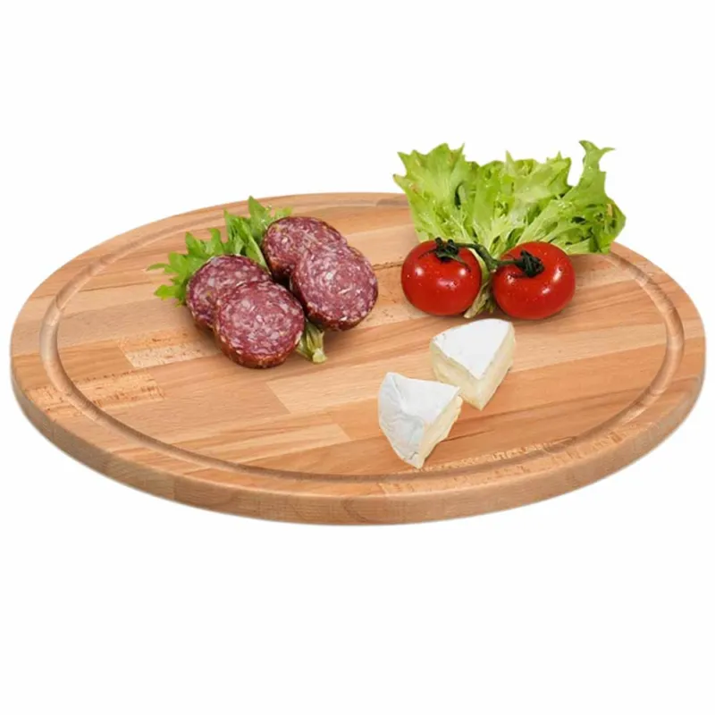 Prezzo Di Fabbrica Tagliere Rotondo Piatto Vassoio in Legno di Faggio Diametro 25cm Salumi Formaggi