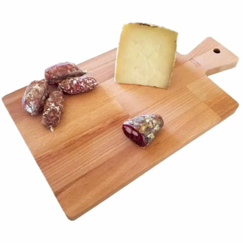 Soddisfatti O Rimborsati Tagliere Vassoio Piano di Lavoro in Legno di Faggio con Manico 41x23cm Cucina