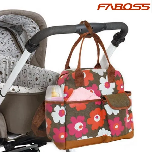 Borsa Termica Per Le Mamme 16 Litri Trama A Fiori Mommy Bag Faboss Acquista Ora