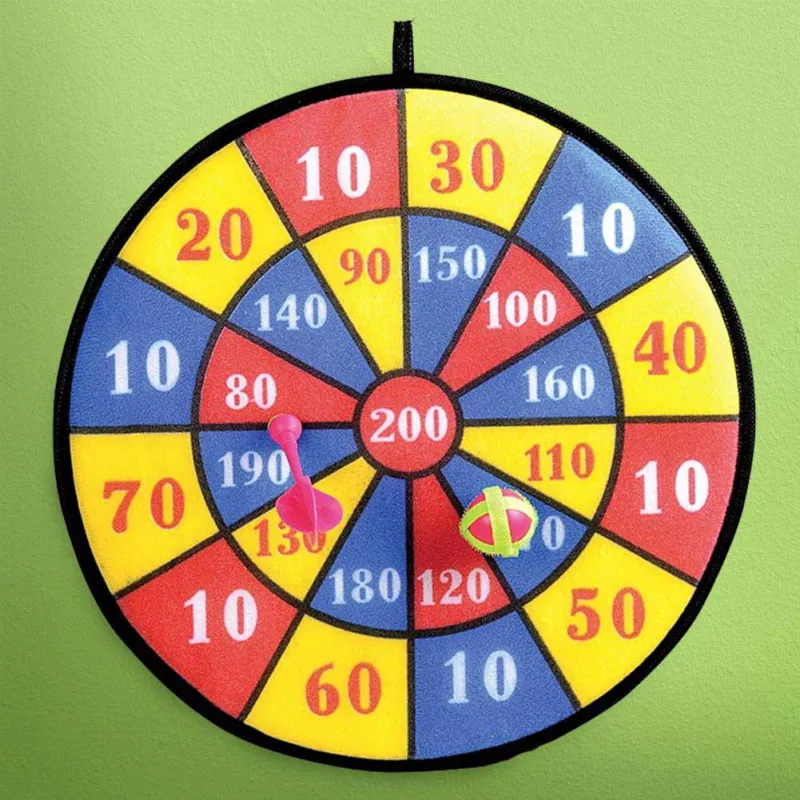 Esclusivo Gioco Tirassegno Tiro al Bersaglio Soft con Freccette e Palline 36cm