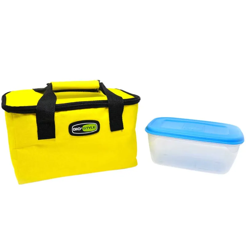 Borsa Frigo Termica 6,5L in Tessuto con Contenitore Eemetico in Omaggio 2 colori Saldi