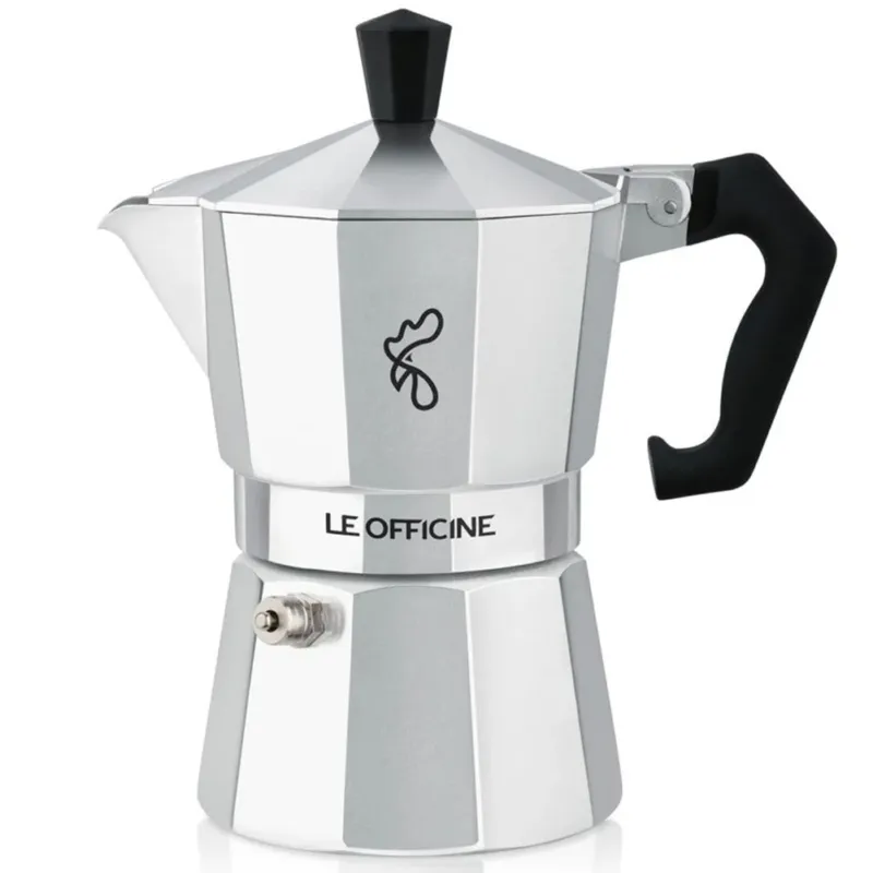Direttamente Dal Produttore Caffettiera Amika 6 Tazze in Lega di Alluminio Macchinetta Caffe Moka Silver