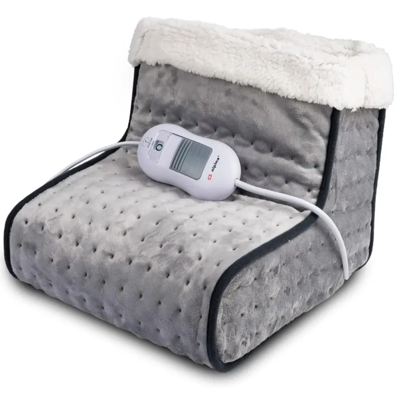 Scalda Piedi Elettrico Ciabattona Scaldapiedi Termico 100W Casa Ufficio Grigio Occasione Imperdibile