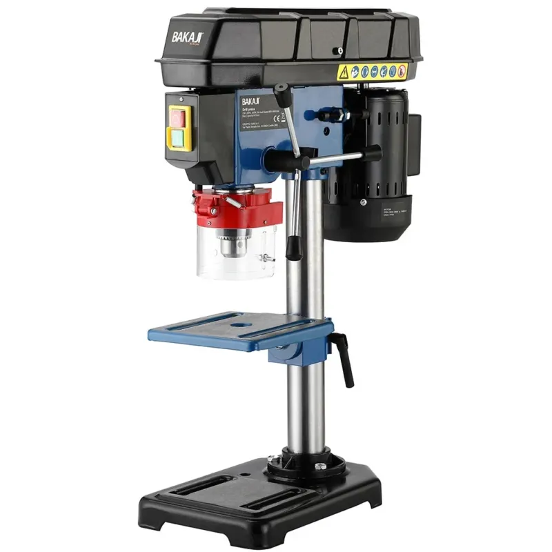 Trapano Elettrico a Colonna da banco 350W 5 Velocita 1450rpm Mandrino 13mm Popolare