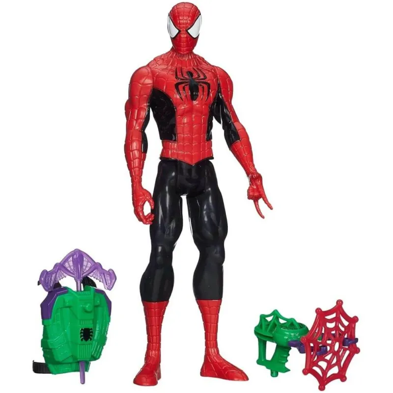 Spedito Oggi Action Figures Marvel L‘uomo Ragno Ultimate Spiderman Titan Hero 30cm Snodato