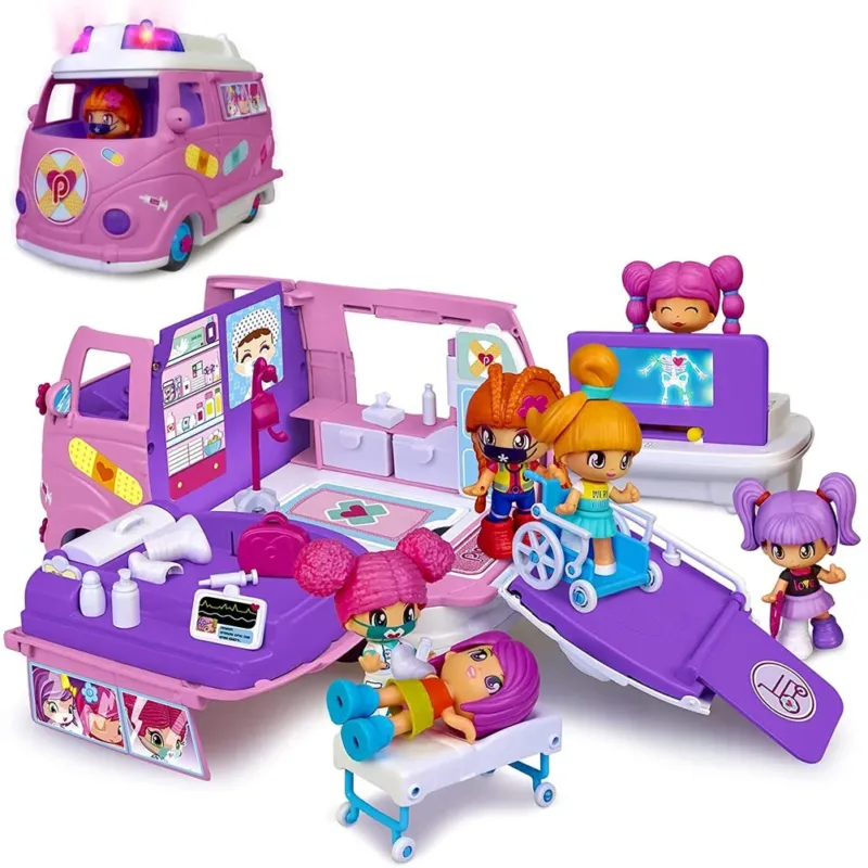 Pinypon Playset Ambulanza di Emergenza Giocattolo Bambini con Accessori Gioco Ultima Occasione