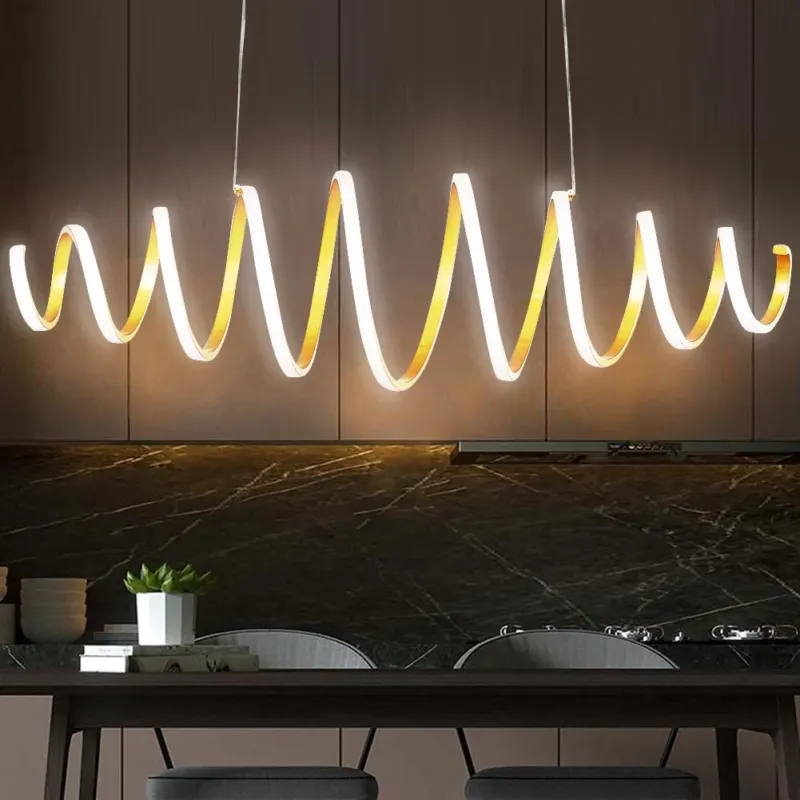 Prezzo Conveniente Lampadario Sospensione LED 58W Luce Bianco Freddo 6000K 3600lm Design Moderno