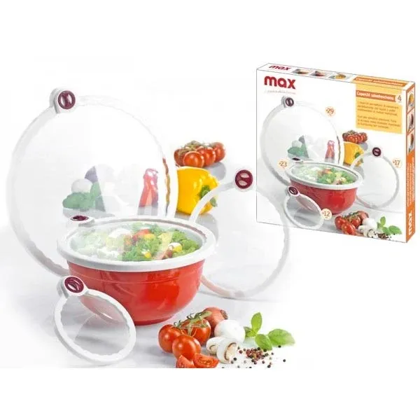 Set 4 Coperchi Salvafreschezza Diverse Misure Sottovuoto Conservazione Cibo Max Direttamente Dal Produttore