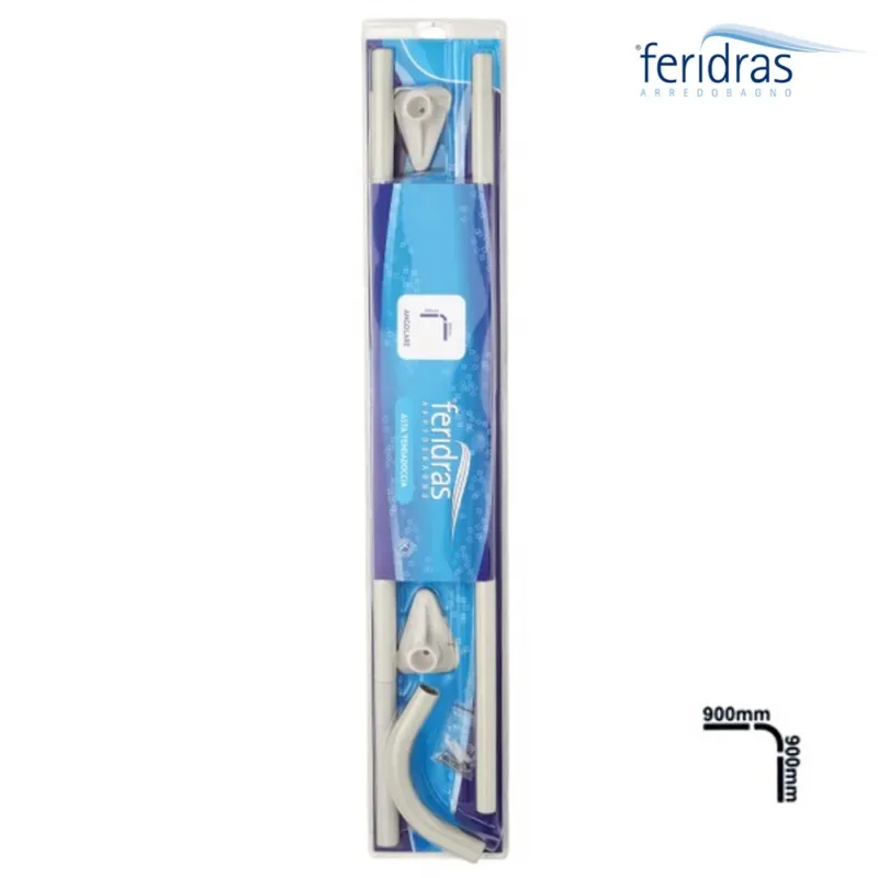 Prezzo Di Fabbrica ASTA TELAIO PER TENDA ANGOLARE 90X90 CM PER DOCCIA BAGNO 22 MM FERIDRAS