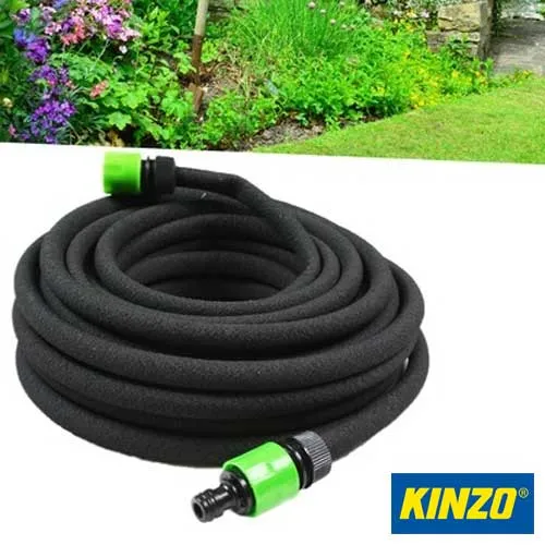 Non Perdere Tubo Da Giardino 15 Mt In Gomma Irrigazione E Giardinaggio Con Connettori Kinzo
