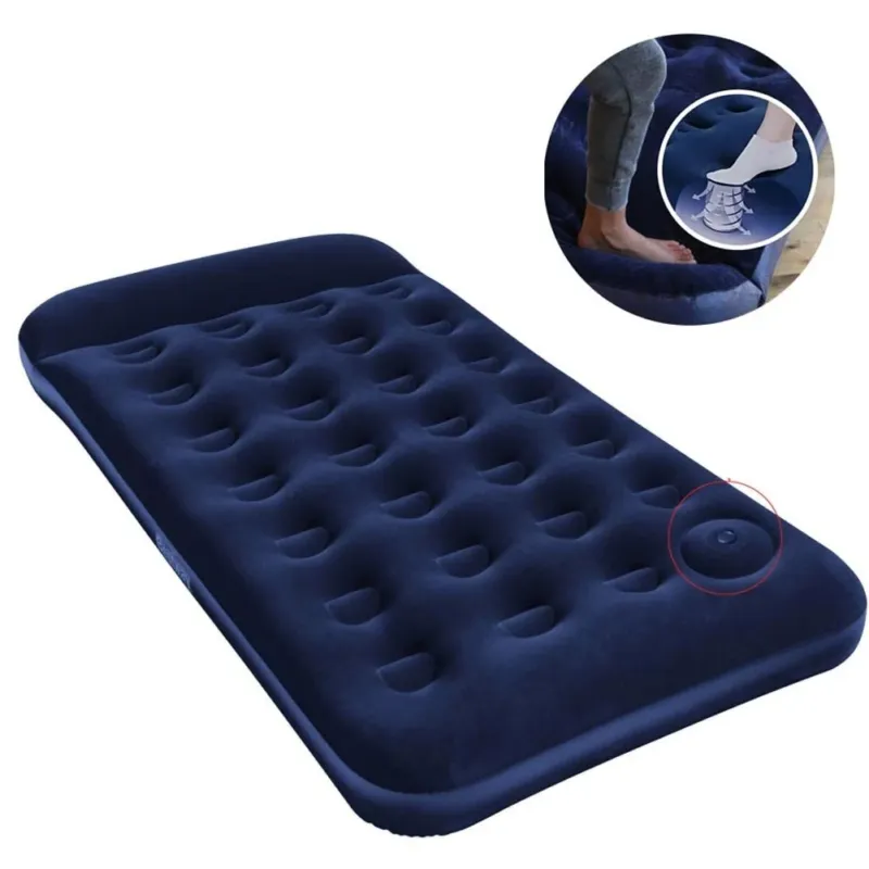 Economico Materassino materasso Gonfiabile Singolo Bestway Pompa Pedale Integrata 188x99cm