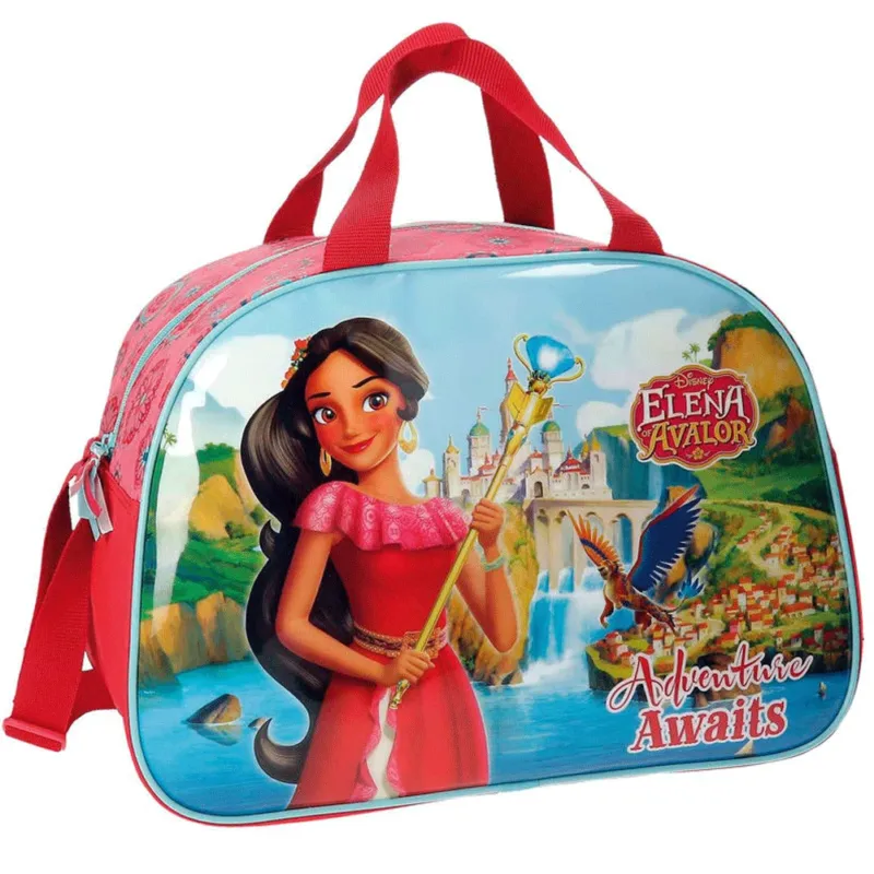 Offerta Lampo Borsone Da Viaggio Elena Di Avalor 40 Cm Con Manici E Tracolla Bagaglio Bambine