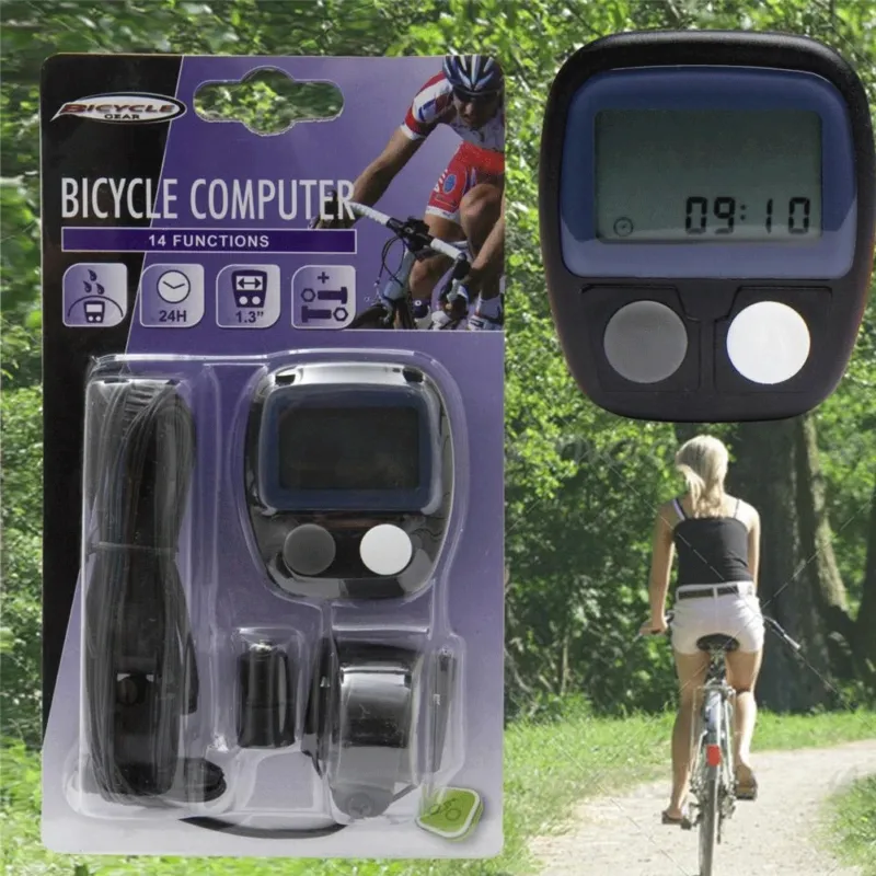 Contachilometri Digitale Bici 14 Funzioni Waterproof Tachimetro Cronometro Direttamente Dal Produttore