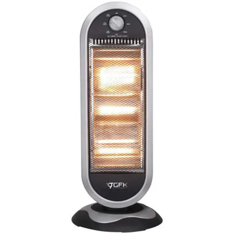 Stufa Alogena Oscillante 3 Elementi Riscaldanti 1200W Potenza Regolabile 71cm Prezzo Ridotto