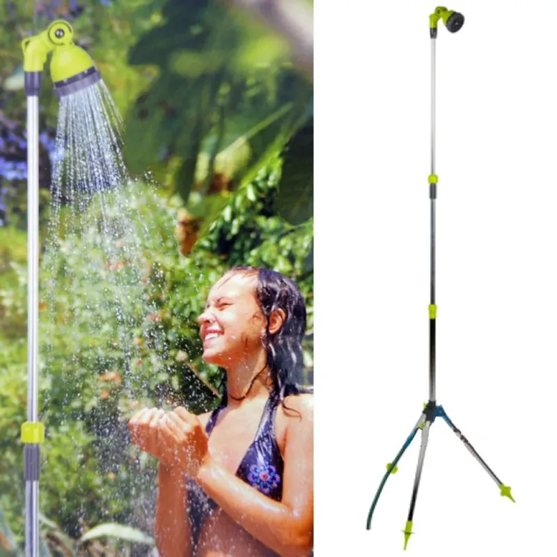 Doccia Giardino Piscina Esterno Doccetta Campeggio Stand Regolabile 220 cm Vendita Finale