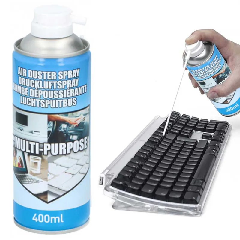 Occasione Imperdibile Bomboletta Aria Compressa Air Duster Pulizia Polvere Tastiera PC Computer 400ml