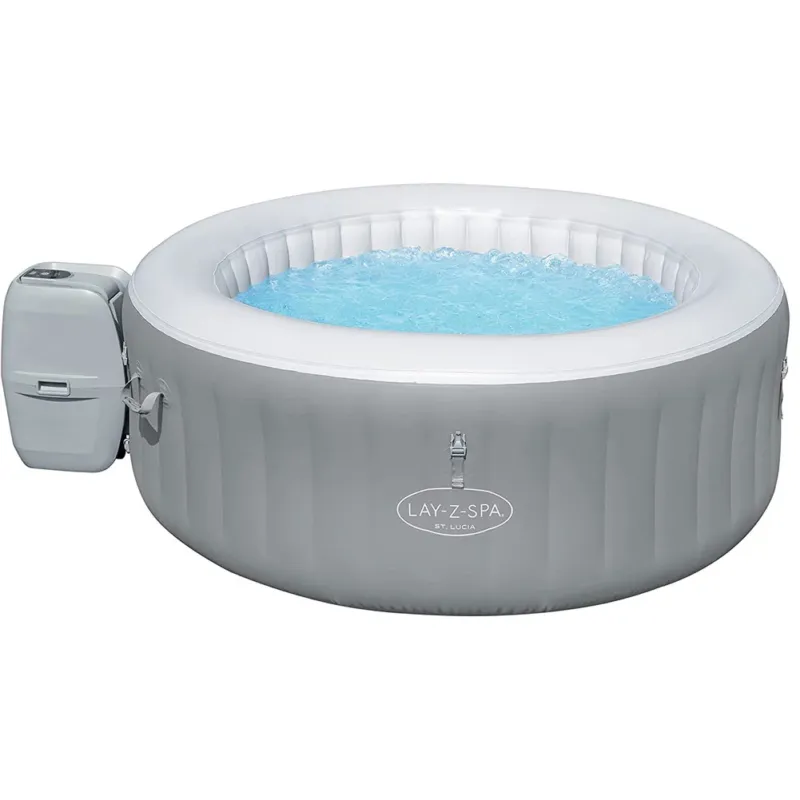 Vasca Piscina Idromassaggio Gonfiabile Lay-Z Spa St. Lucia 2 Posti Pompa Bestway Ultima Occasione