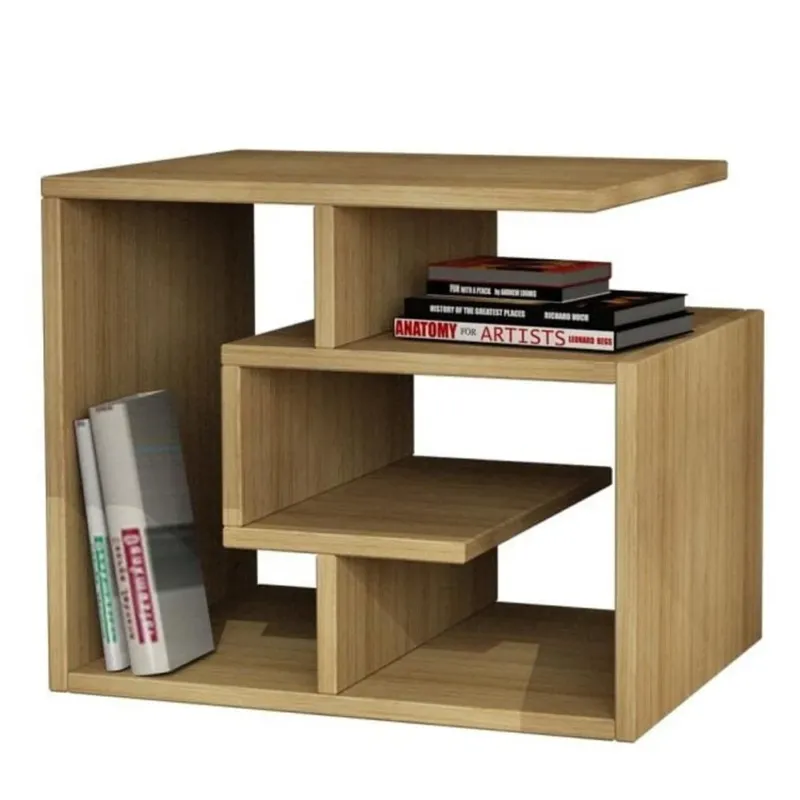 Libreria Tavolino Laterale Divano Design Moderno 4 Ripiani 45x40x54 Casa Quercia Scelto Dai Clienti