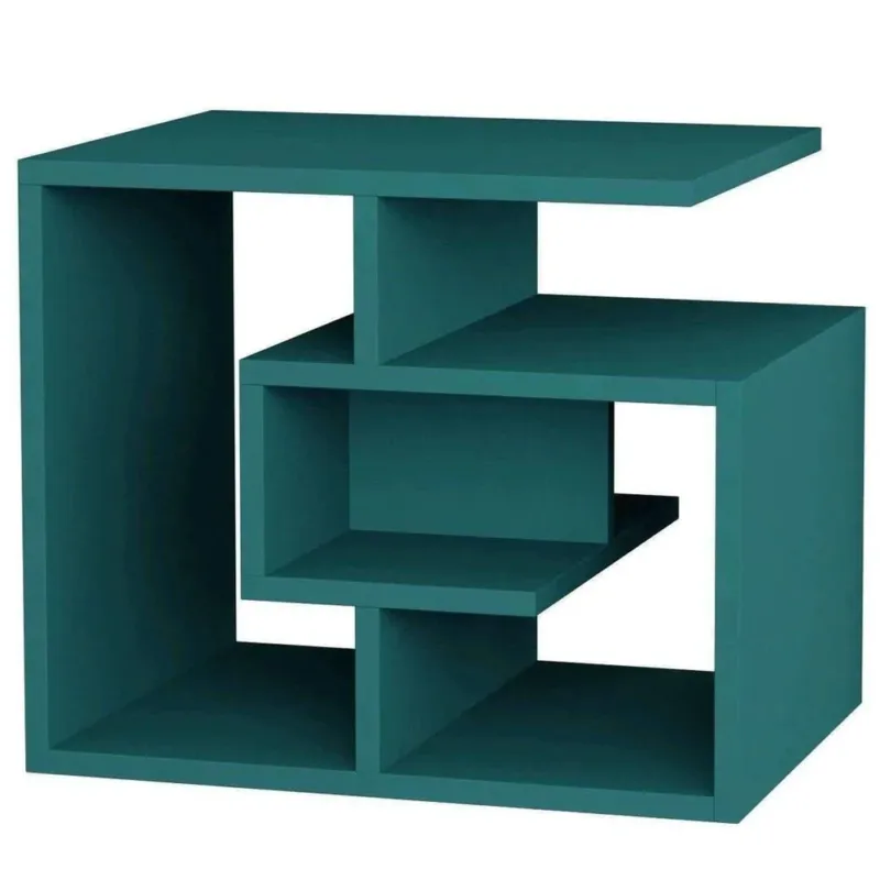 Libreria Tavolino Laterale Divano Design Moderno 4 Ripiani 45x40x54 Casa Turches Prezzo Di Fabbrica