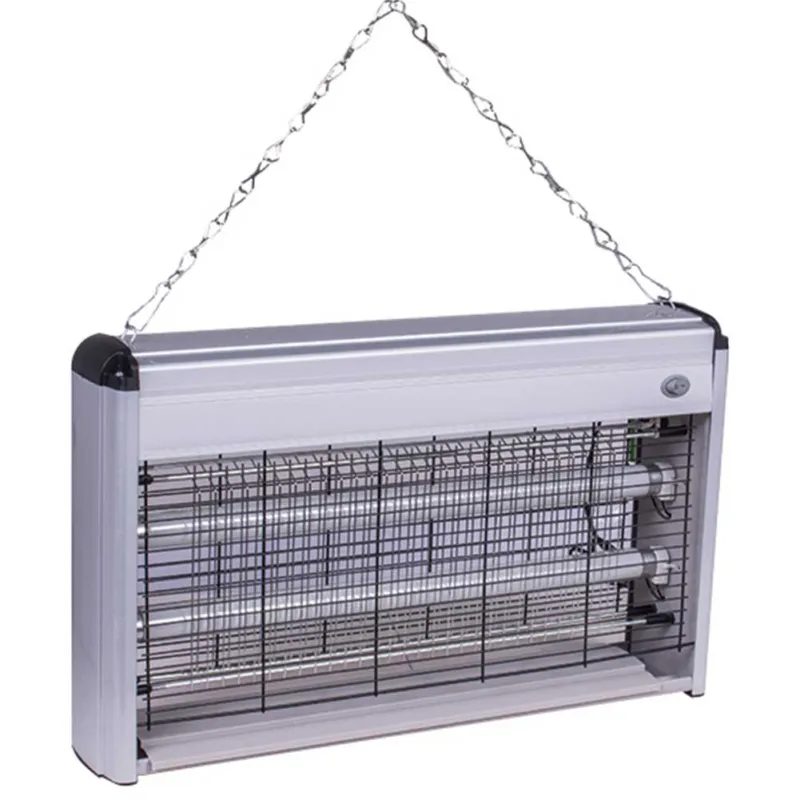 Zanzariera Elettrica Slim Anti Zanzare Mosche 30W 2 Lampade UV 15W 49x30x10 cm Reso Gratuito