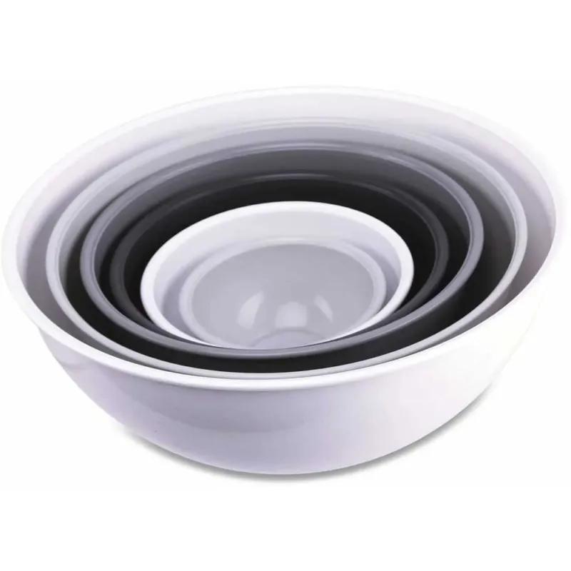 Saldi Set 6 Ciotole Insalatiere Contenitori Alimenti Cuciina in Plastica Multiuso