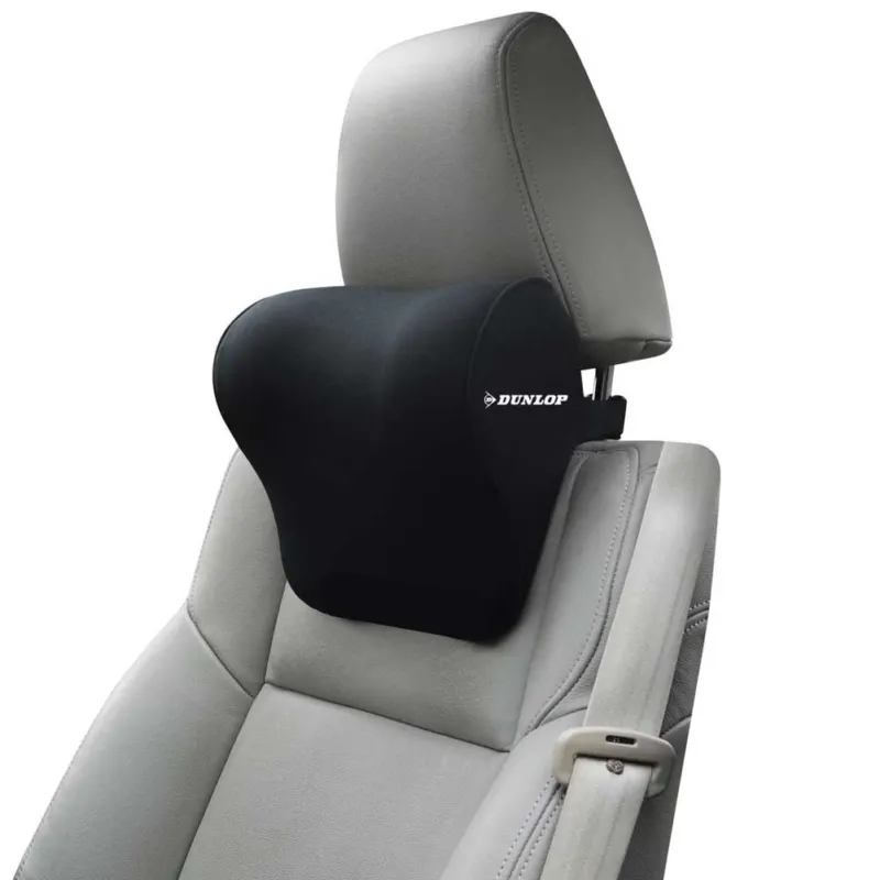 Cuscino Cervicale Poggiatesta da Viaggio per Sedile Auto in Memory Foam Nero Offerta Speciale
