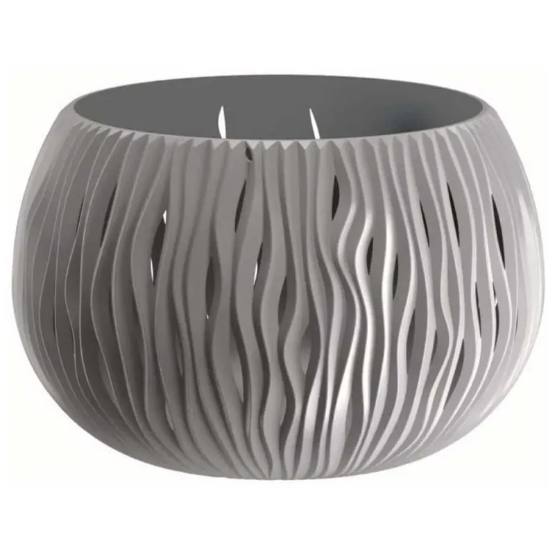 Ordina Subito Fioriera Vaso Decorativo Design Moderno Fiori Piante Casa Esterno 24cm Grigio