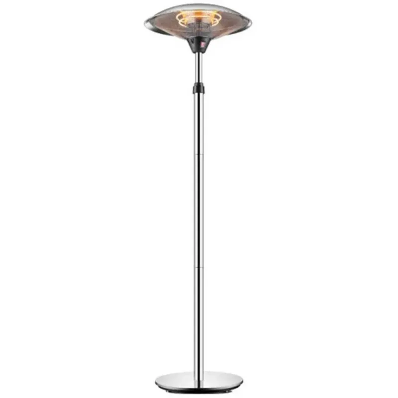 Stufa Alogena da Patio Lampada Piantana Infrarossi Fungo Esterno Potenza 2100W Offerta Lampo